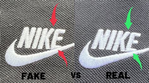 nike logo fake vs real|pick the right logo.